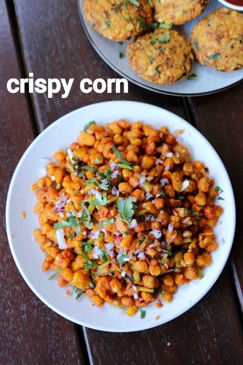 Crispy Corn Recipe, Mayonnaise Sandwich, Khana Khazana, Crispy Corn, Veg Snacks, Spicy Corn, Indian Appetizers, Spicy Snacks Recipes, Snacks Appetizers