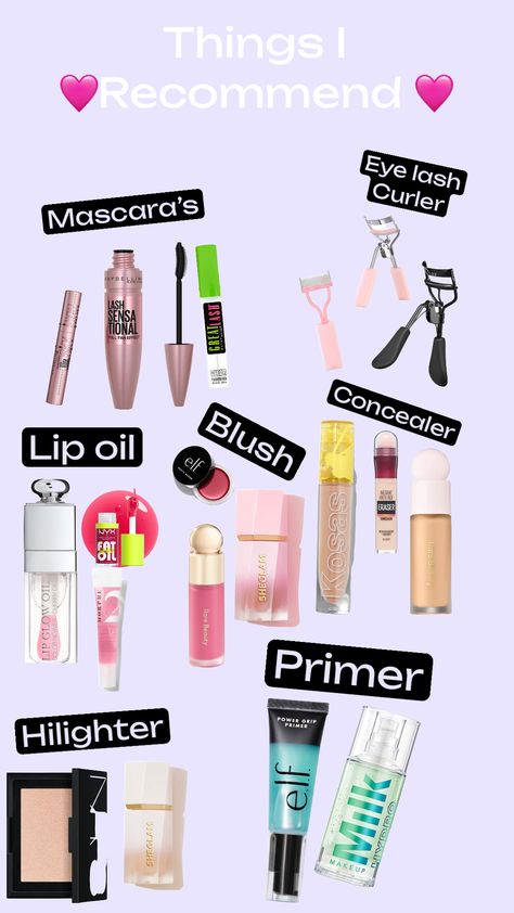 Makeup products I recommend 🩷🌞🌊 Alternative Makeup, Eyelash Curler, Mascara Lashes, Lip Glow, Lip Oil, Makeup Products, Your Aesthetic, Connect With People, Creative Energy