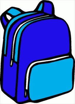 Free backpack-01 Clipart - Free Clipart Graphics, Images and Photos. Public Domain Clipart. School Bag Clipart, Picture Of Umbrella, Defence Mechanism, Bag Clipart, My First Day Of School, Third Grade Activities, Classroom Interior, Defense Mechanism, Teacher Cartoon