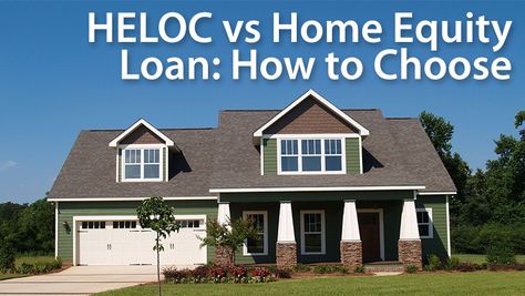 Home equity loan vs line of credit (HELOC) Loans For Poor Credit, Home Equity Loan, Home Improvement Loans, Earn From Home, Get A Loan, Cash Loans, Student Loan Debt, Line Of Credit, Home Equity