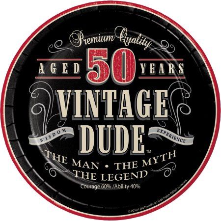 Vintage Dude Party, 50 Years Birthday, 40th Cake, Birthday Dessert, 80s Prom, Birthday Plate, Birthday Napkins, Birthday Desserts, 60th Birthday Party