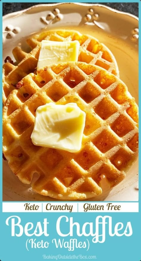 Chaffles Keto, Best Waffles, Keto Waffles, Keto Chaffles, Keto Chaffle, Waffle Maker Recipes, Keto Diet Breakfast, Waffle Recipe, Low Carb Breakfast Recipes