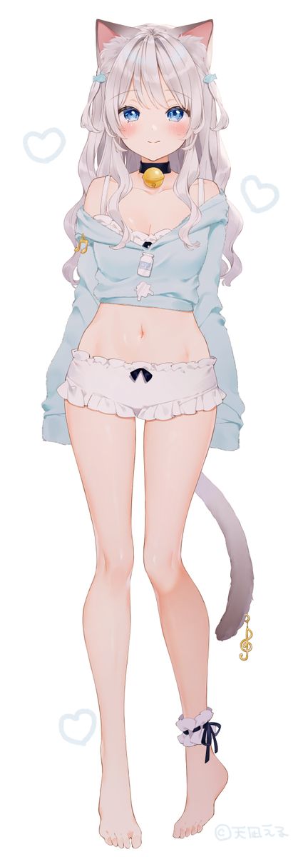 Kawaii Pajamas, Manga Poses, Female Character Concept, Fox Girl, Cute Pajamas, Anime Cat, Cute Art Styles, Monster Girl