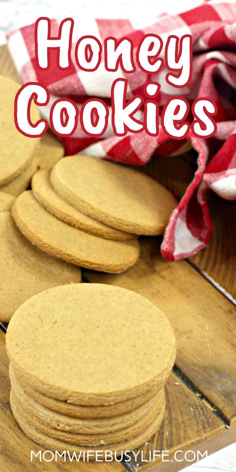 Enjoy the timeless taste of classic honey cookies with this easy and tasty recipe. Perfect for any occasion where a sweet treat is in order. Honey Cookies Recipe, Cinnamon Sugar Toast, Cookie Container, Honey Cookies, Frozen Cookies, Delicious Cookie Recipes, 140 Pounds, Cut Out Cookies, Sandwich Cookies