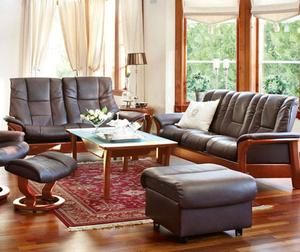 Stressless Furniture Living Rooms, Modern Recliner Sofa, Stressless Furniture, High Back Sofa, Danish Decor, Ekornes Stressless, Recliner Sofas, Modern Recliner, Leather Sectional Sofas