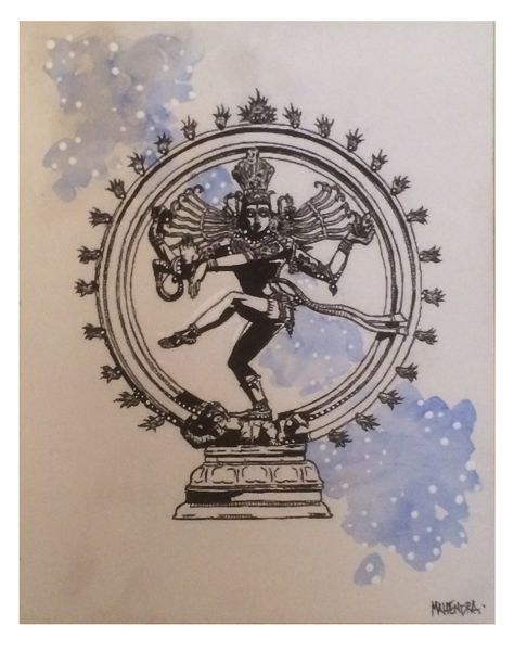 Natraj Natraj Lord Shiva Sketch, Natraj Tattoo, Natraj Sketch, Natraj Drawing, Natraj Painting, Mandala Inspiration, Lord Shiva Sketch, Shiva Sketch, Shiva Art