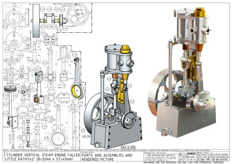 Miniature Steam Engine, Wankel Engine, Mechanical Drawing, Solidworks Tutorial, Steam Engine Model, Stirling Engine, Autodesk Inventor, Mechanical Engineering Design, Drawing Machine