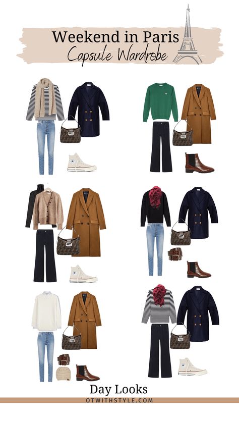 evenings. Travel Autumn Outfit, Travel Capsule Wardrobe Fall Paris, Autumn Outfits In Paris, Europe Fashion Fall Travel Wardrobe, French Style Fashion Fall, Paris Trip Outfits Fall, Autumn Outfits In Europe Women, Paris Fall Outfits Parisian Style, Autumn Outfit Paris