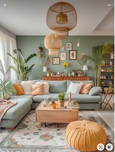 Minimalist Bohemian Living Room, Ideas Living Room, Living Room Colors, Boho Living Room, Living Room Inspo, Neutral Decor, New Living Room, Living Room Ideas, Ideas Living