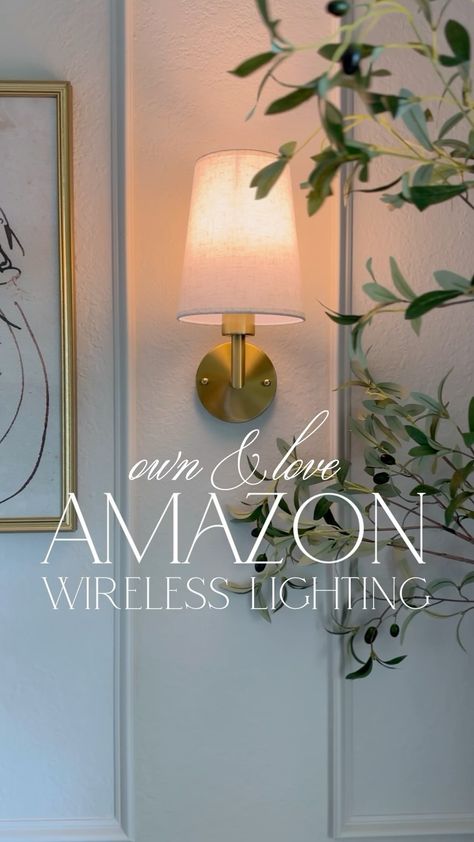 Instagram Battery Operated Sconces, Battery Wall Lights, Battery Operated Wall Sconces, Plug In Wall Lamp, Wall Mounted Lamp, Origami Lamp, Wireless Lights, Lights Bedroom, Wall Light Fixture