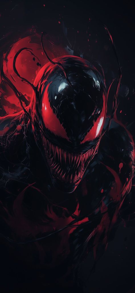 Venom Art Wallpaper, Evil Superhero, Sparta Wallpaper, Venom Gif, Venom And Carnage, Venom Pictures, Spiderman Comic Art, Spider Illustration, Carnage Marvel