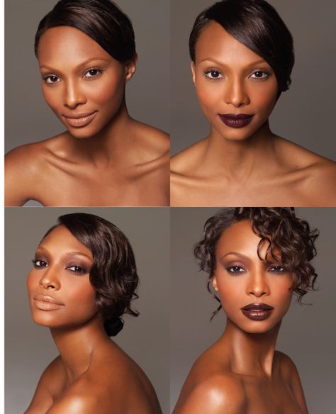 Makeup looks by Sam Fine - makeup for black women Beautiful Lip Color, Billy B, Black Makeup, Makeup For Black Women, Beautiful Lips, Gorgeous Makeup, Love Makeup, Girls Makeup, Beautiful Makeup