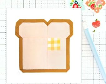 BurlapBlossomPattern - Etsy Cupcake Quilt, Food Quilt, Grandma Quilt, Toast With Butter, Christmas Quilt Blocks, Fish Quilt, Appliqué Quilts, Medallion Quilt, Cute Quilts