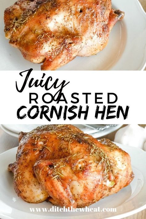 Cornish Hen Recipe Easy, Smoked Cornish Hens, Baked Cornish Hens, Game Hen Recipes, Cornish Game Hen Recipes, Roasted Cornish Hen, Cornish Game Hens, Cornish Hen Recipe, Traeger Grill Recipes