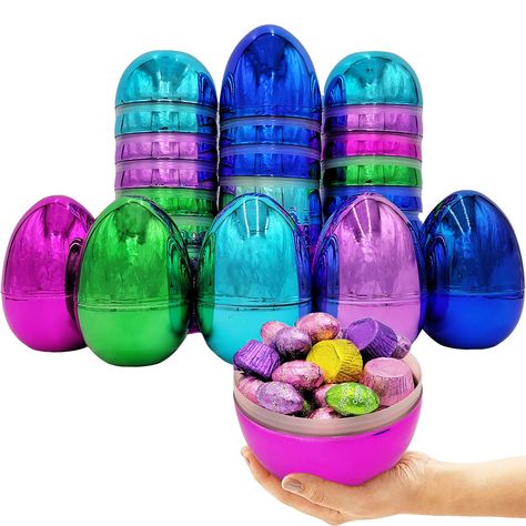 PRICES MAY VARY. Jumbo Metallic Fillable Easter Eggs Colorful Plastic Jumbo Easter Eggs, Stands Upright, Perfect For Easter Egg Hunt, Surprise Egg, Easter Hunt, Assort.. Jumbo Easter Eggs, Dragon Birthday Parties, Group Crafts, Easter Hunt, Dragon Birthday, Moose Toys, Plastic Easter Eggs, Egg Easter, Surprise Egg