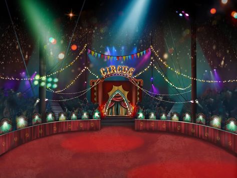 Anime Circus, Tekken Wallpaper, Circus Lights, Circus Background, Carnival Background, Castle Background, Dark Circus, Circus Circus, Hello Kitty Crafts