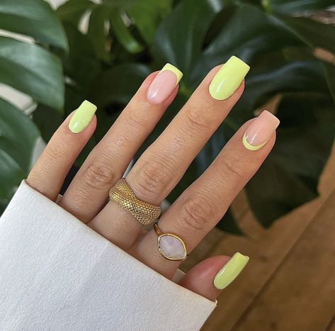 Lime Color Nails, Key Lime Nails, Lime Nails Design, Bday Makeup, Fun Spring Nails, Lime Nails, Sugar Nails, Ballet Nails, Nails 2022