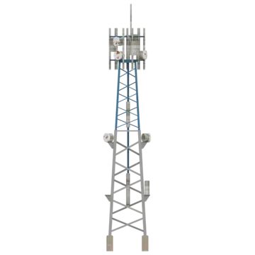 Tower Illustration, Mobile Tower, Communication Tower, Blue Knight, Space Technology, Remote Sensing, Wireless Network, Decorative Pattern, Wireless Networking