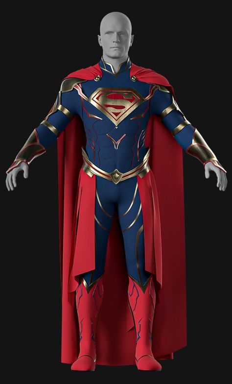 Superman Concept Art, Superman Suit, Superman Costume, Black Superman, Superman Wallpaper, Superman Costumes, Superhero Suits, Mega Pokemon, Superhero Costume