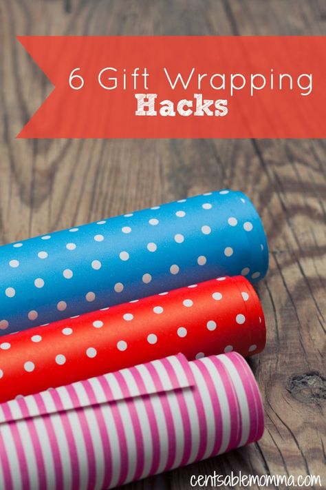 Gift Wrapping doesn't have to be complicated to look cute! Check out these 6 gift wrapping hacks for some ideas to make wrapping gifts easier and look great. Gift Wrapping Hacks, Wrapping Hacks, Gift Wrapping Tutorial, Gift Hacks, Gift Wrapping Techniques, Gift Wrapping Inspiration, Gifts Wrapping Diy, Unique Gift Wrapping, Birthday Gift Wrapping