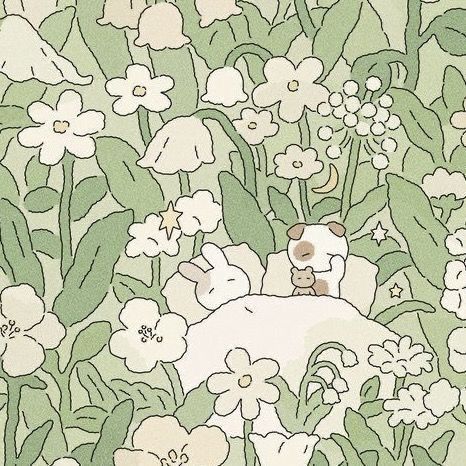 Cute Illustration Background, Kawaii Cottagecore, 심플한 그림, Iphone Widgets, Mint Green Aesthetic, Sage Green Wallpaper, Laptop Backgrounds, Cocoppa Wallpaper, Images Kawaii