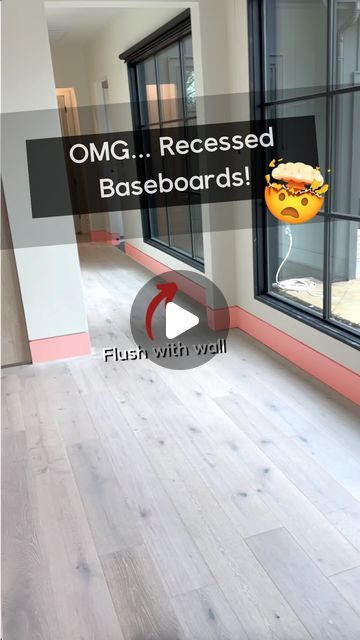 Builder Brigade on Instagram: "✅The Ultimate Home Building Checklist on my site #BuilderBrigade ✅ ✅ These recessed baseboards were done by Jonathan over at @southernstatebuilders . They turned out so good. What are your thoughts on these recessed style baseboards. Would you get them? #BuilderBrigade #homebuildingtips #homebuilding #customHome #newhome #newhomeconstruction #homedesign #homeinterior #homeinspiration #homesofinstagram #homeinspo #customhomes #housetour #newconstruction #newconstr Stacked Baseboard Trim, Squared Off Baseboards, Recessed Baseboard, Recessed Baseboard Detail, Lowes Baseboard, What Can I Do Yo Inprove My Builder Grade Baseboards, Home Building Checklist, Builder Brigade, Baseboard Styles