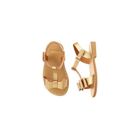 Metallic Bow Sandals (605 MXN) ❤ liked on Polyvore featuring kids, baby, baby clothes and girls shoes Toddler Sandals, Toddler Girl Shoes, Baby Sandals, Bow Sandals, Metallic Sandals, Girls Sandals, Kids Sandals