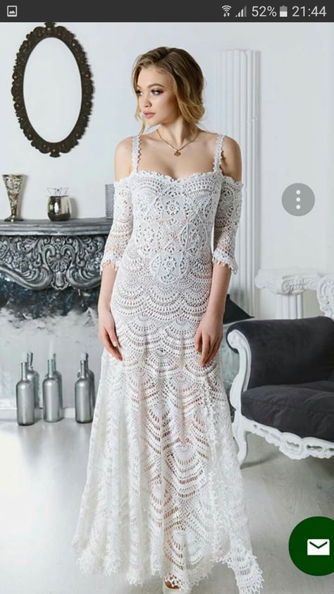 Crochet Wedding Dress, Crochet Wedding Dress Pattern, Wedding Crochet, Thread Dress, Boho Bridal Dress, Mary Dress, Crochet Wedding Dresses, Boho Gown, Crochet Skirt Pattern