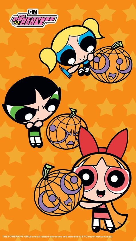 Powerpuff Girls Halloween Wallpaper, Background Screensavers, Super Nana, Powerpuff Girls Wallpaper, Cn Cartoon Network, Halloween Wallpaper Backgrounds, Wallpaper Iphone Boho, Ppg And Rrb, Childhood Tv Shows