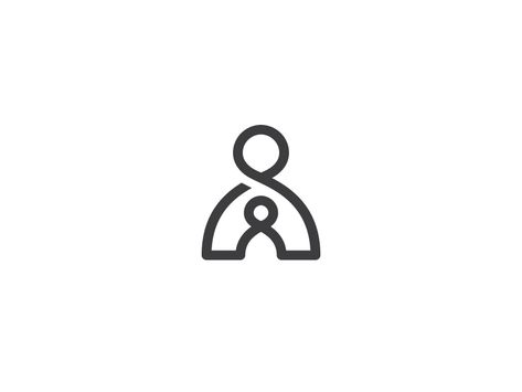 Parental control by Taras Boychik on Dribbble Symbols Of Motherhood, Gh Logo, Meditation Logo, Ds Logo, Mac Logo, Pp Logo, Family Branding, Branding Book, Ads Agency