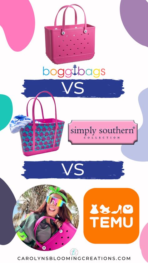 What You Need To Know About Bogg Bags + Dupes — DIY Home Improvements Carolyn's Blooming Creations Mini Bogg Bag, How To Make A Bogg Bag Tassel, Bogg Bag Size Comparison, Bogg Bag, White Bogg Bag, Baseball Bogg Bag, Ace Hardware Store, Bag Accessories Diy, Utility Bag