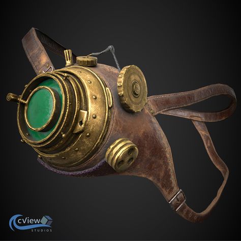 Arcane Props, Steampunk Monocle, Leather Goggles, Steampunk Googles, Steampunk Gadgets, Diesel Punk, Cool Glasses, Clothing Design, Steam Punk