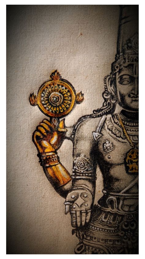 Ram And Ravana Drawing, Lord Venkateswara Pencil Sketch, Govinda Drawing, Miniature Drawings Pencil, Tamilian Aesthetic, Venkateswara Swamy Drawing, Indian Gods Illustration, Vishnu Sketch, Indian God Drawing