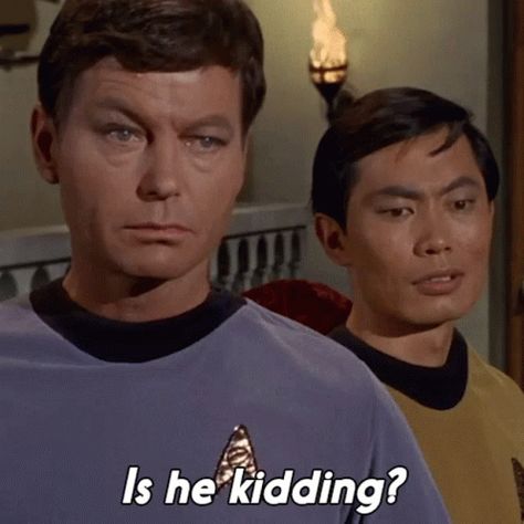 Hikaru Sulu, Leonard Mccoy, Star Trek, Animated Gif, Cool Gifs, Gif, Film