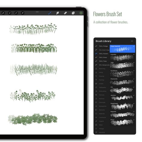 Create stunning landscapes with these 15+ realistic and natural brushes. Perfect for painting mountains, trees, rivers, and more. #procreate #landscape . #Adobe_Photoshop #Vintage_Industrial #Brush_Sets #Procreate_Landscape Procreate Landscape Architecture, Texture Brushes Photoshop, Procreate Landscape, Watercolor Brushes Photoshop, Painting Mountains, Photoshop Brushes Free, Brushes Procreate, Procreate Brushes Free, Procreate Art