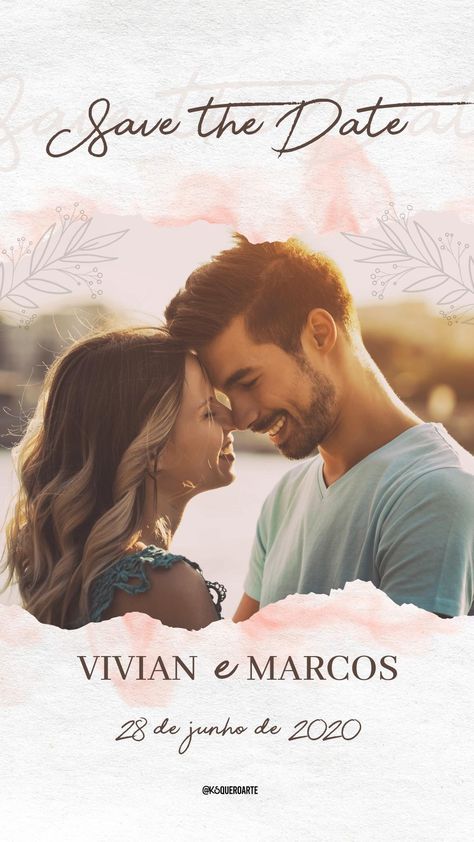 Save The Date Picture Ideas, Save The Date Ideas Digital, Digital Save The Date Ideas, Save The Date Wedding Digital, Save The Date Posters, Save The Date Pictures, Digital Wedding Invitations Design, Pre Wedding Photoshoot Props, Electronic Wedding Invitations