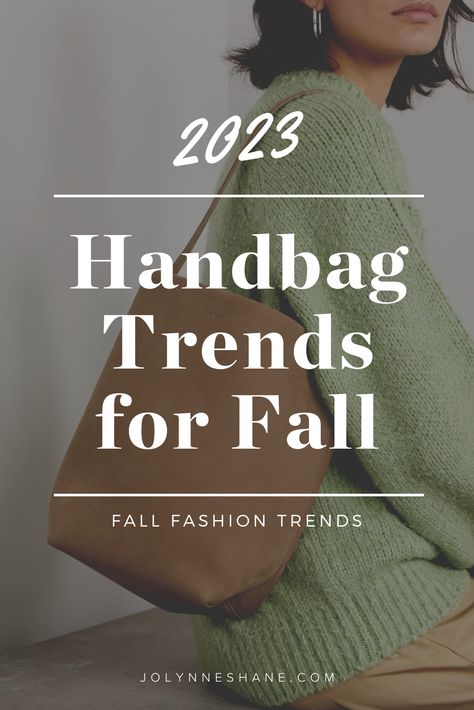 A handbag is an important part of your outfit, and fashion expert Jo-Lynne Shane has rounded up some of the fall handbag trends for 2023. Check out the post to see the latest trends in handbags, and for fashion tips and tricks for women over 40. Winter Handbags 2022, Fall 2022 Handbag Colors, 2022 Handbags Trends, New Purses 2022, Best Handbags Fall 2022, Handbags For Fall 2022, Trendy Handbags For Women 2022, Winter 2022 Handbag Trends, Fall 2022 Handbag