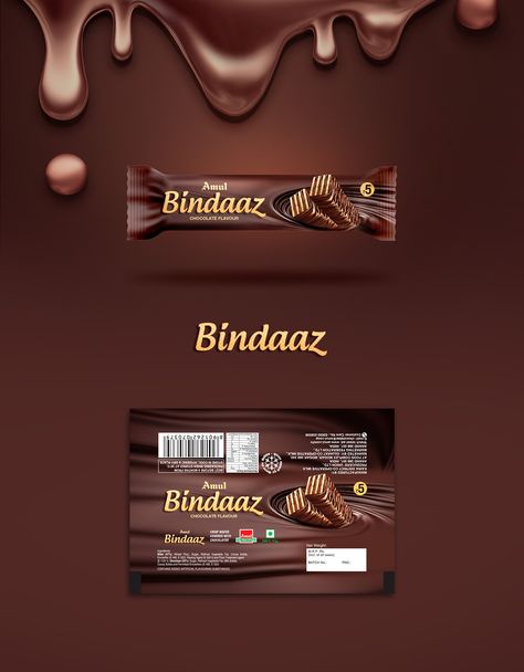 Wafer chocolate packaging on Behance Chocolate Biscuit Packaging Design, Biscuit Packaging Design, Wafer Chocolate, Wrapper Design, Biscuit Packaging, Biscuits Packaging, Bedroom Shades, Chocolate Packaging Design, Cream Biscuits