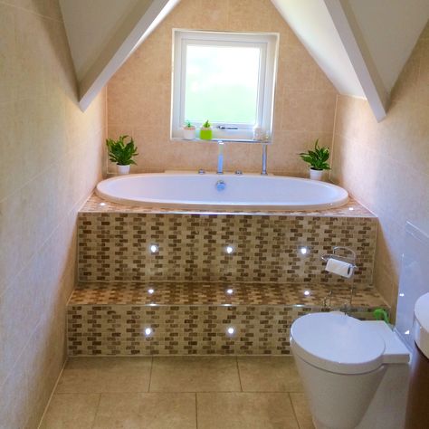 Sunken Bath, Loft Bathroom, Upstairs Bathrooms, Corner Bathtub, Master Bath, Bathrooms, Loft, Bath, Patio