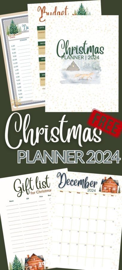 Say Goodbye to Holiday Overwhelm with a  Free Christmas Planner! Christmas Planner Diy, Planer Printable Free, Free Printable Christmas Planner 2024, Free Christmas Planner Printables, Christmas Gift Planner Printable Free, Christmas Planning Printables Free, Christmas Planner Ideas, Holiday Planner Printables Free, Christmas Dinner Place Cards