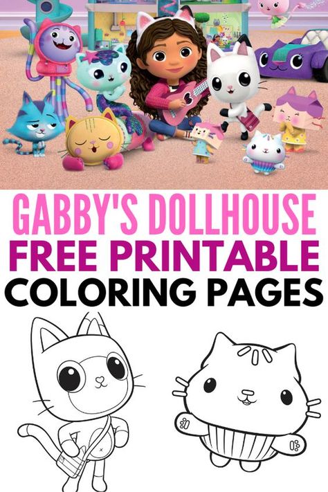 Gabby Cat Craft Ideas, Gabby Cat Bedroom Ideas, Gabby Cat Dollhouse Birthday Party, Gabby Cat Coloring Pages, Gabby Dollhouse Party Centerpieces, Gabby’s Dollhouse Printable, Gabby’s Dollhouse Birthday Games, Gabby Dollhouse Recipes, Cat Party Printables Free