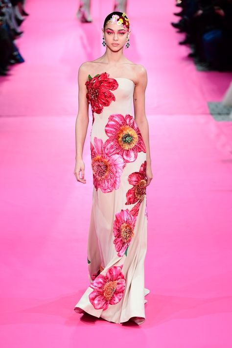 Haute Couture Cocktail Dress, Alexis Mabille Haute Couture, Floral Prints Fashion, Alexis Mabille, Fancy Frocks, Vogue Dress, Dress Design Patterns, Spring Couture, Fancy Blouses