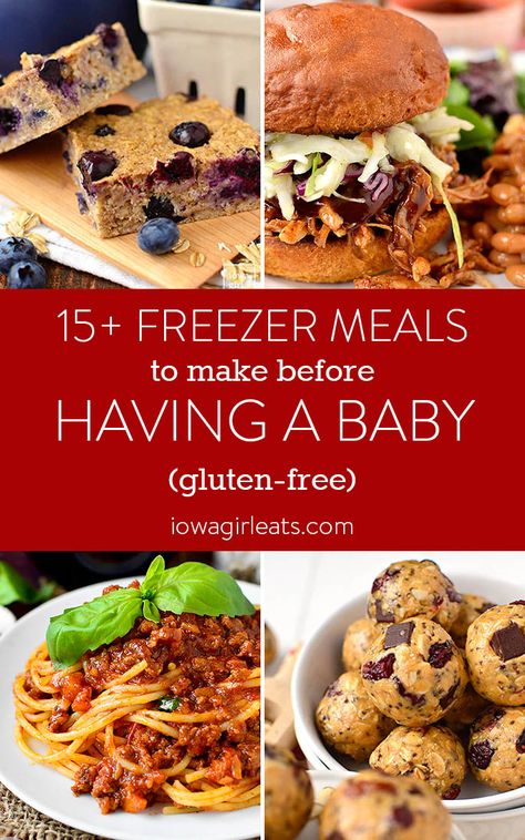 15+ Freezer Meals to Make Before Having a Baby or Surgery Meals To Make And Freeze, Delicious Freezer Meals, Meals To Freeze, Pregnancy Freezer Meals, Gluten Free Freezer Meals, Freeze Meals, Dump Recipes, Corn Dog Muffins, Food Sealer