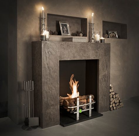 Our beautiful Cotswold Real Log Bio Fire Grate. | http://www.biofires.com/shop-directory/86-cotswold-real-log-bio-fire-grate.html Fireplace Wood Burning, Fire Grate, London Living Room, Fireplace Wood, Eco Friendly Interior, Interior Design Layout, Fireplace Grate, Glass Extension, Bioethanol Fireplace