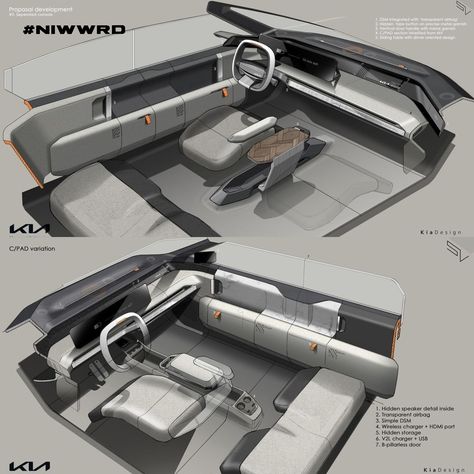 KIA EV3 interior sketches by @d_n_w_h . - Team- @d_n_w_h , @donghunseo_ , @jihoon.seo.official , @the__silverfox , @karim.a.habib . - #niwwrd #kia #kiaworldwide #kiadesign #movementthatinspires #cardesign #cardesignnews #cardesigncommunity #kiaEV #ev3 #futuristic #future #futuremobility #cardesigncommunity #cardesignconcept #kiaev3 #ev3gtline Concept Car Interior Sketch, 4x4 Interior, Futuristic Cars Interior, Detail Sketch, Car Sketching, Concept Car Interior, Interior Render, Interior Sketches, Car Interior Sketch