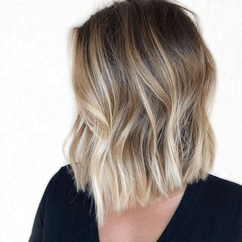 Brown To Blonde Balayage, Warm Balayage, Short Hair Balayage, Brown Blonde Hair, Hair Color Balayage, Beauty Basics, Long Bob, Hair Envy, Grunge Hair