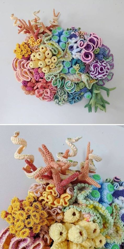 Aesthetic Crochet, Crochet Plant, Form Crochet, Freeform Crochet, Clothes Aesthetic, Fun Crochet Projects, Clothes Summer, 자수 디자인, Crochet Flower Patterns