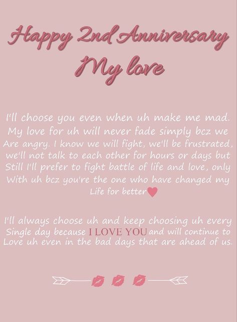 Loving you is the best thing in my life!! Second Love Anniversary Quotes, Love Quotes For Him On Anniversary, Quotes For Love Anniversary, Happy Anniversary Wishes To My Love, 2anniversary Quotes, Happy Anniversary Wishes My Boyfriend, 2yrs Anniversary Quotes, Happy 3rd Year Anniversary My Love, Anniversary Paragraphs For Husband