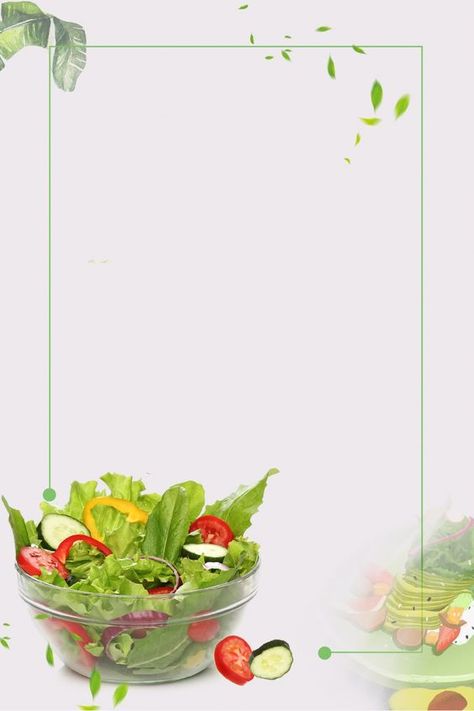 Vegetables Wallpaper, Background Vegetables, Food Border, Vegetables Poster, Farm Vegetables, Vegetables Farm, Food Background Wallpapers, Salad Design, Salad Menu