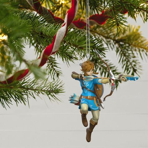 Zelda Ornament, Legend Of Zelda Link, Plastic Christmas Tree, Hallmark Christmas Ornaments, Baby First Christmas Ornament, Hallmark Keepsake Ornaments, Hallmark Christmas, Hallmark Ornaments, First Christmas Ornament